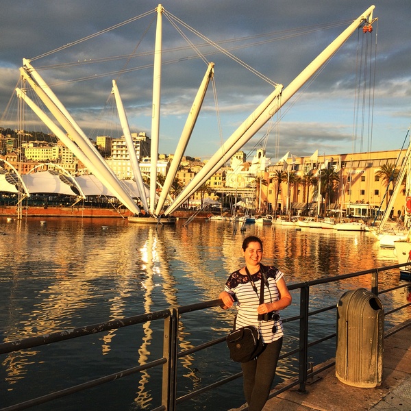 Porto Antico di Genova, Italia